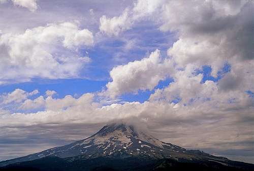 Mount Hood surrounded by...