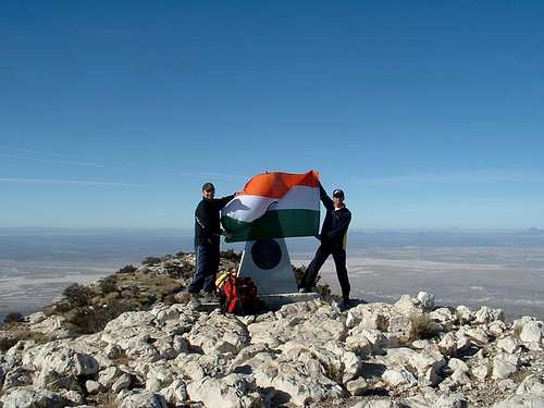 Me and Rakesh on the summit...