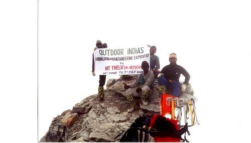 On the SUMMIT of Mt. Thelu -...