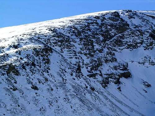SE ridge of Mulhacén. January...