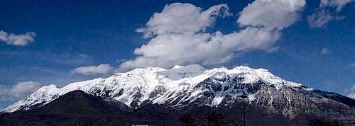 Mt. Timpanogos from Orem Utah...