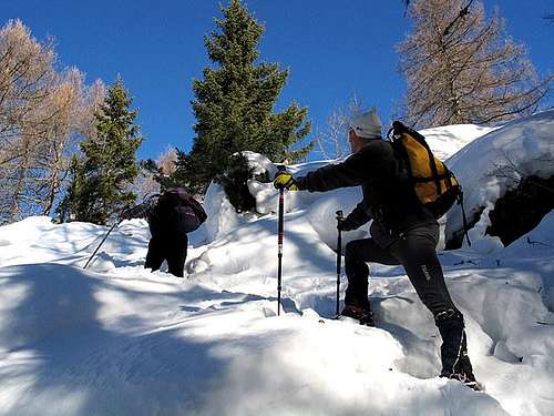 Pasubio: hikers