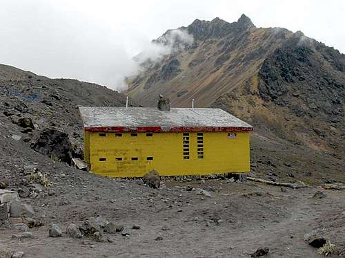 The hut on the Ilinizas....