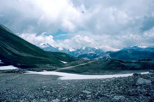 View to Grande Aiguille...