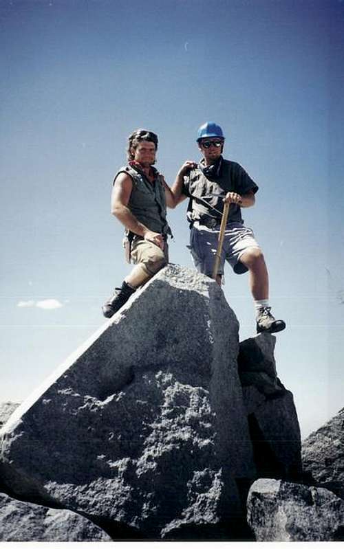 Me and my Amigo on the summit...