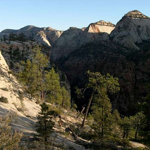 From Zion's West Rim Trail,...