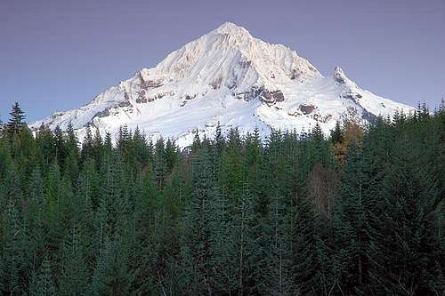 Mount Hood as seen from the...