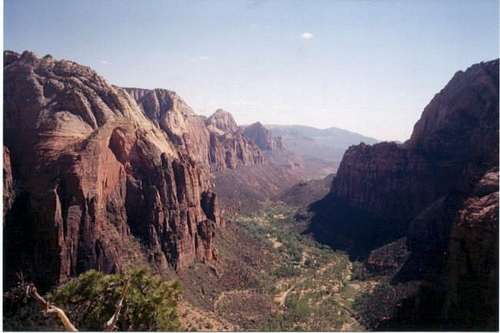 From the top...Zion Canyon....