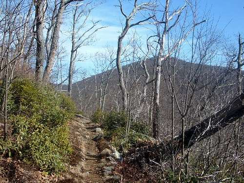 Approaching Cat Knob from the...