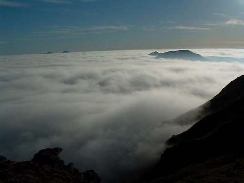 Cloud inversion from Beinn...