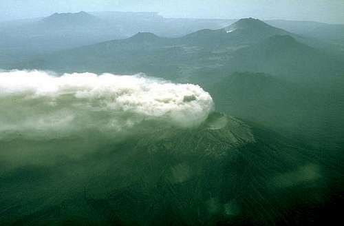Raung and Ijen from the...