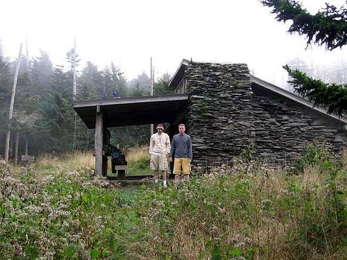 At Mt. LeConte Shelter