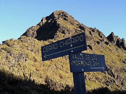 Chirripo summit push