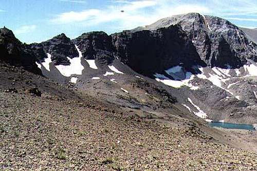 The North Face of Leavitt peak