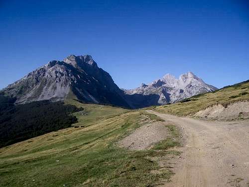 Dinaric Alps; The summits of...