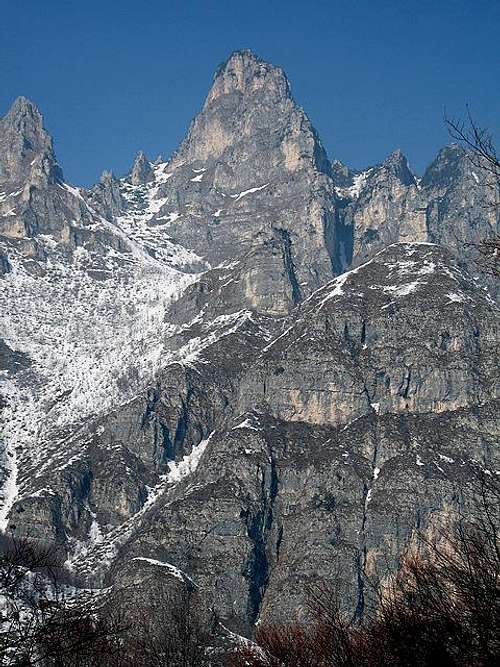 the Pasubio summits from the...
