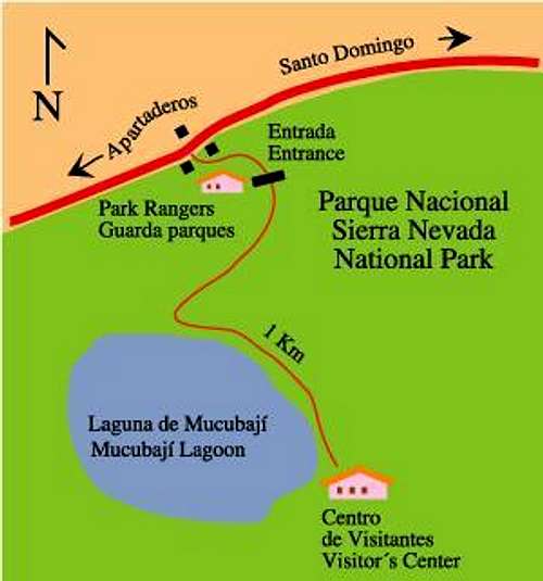 Mucubaji Park Map