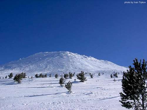 Pelister peak (2600 m) on...