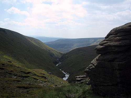 The view down Great Crowden...