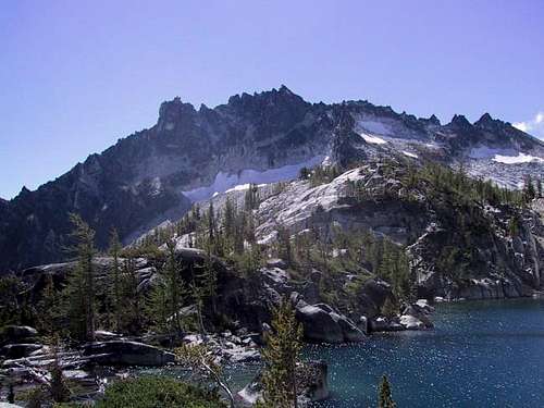 McClellan Peak from Lake...