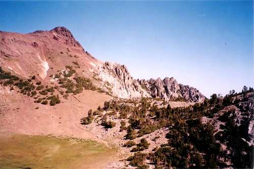 Sawtooth Peak from southeast...