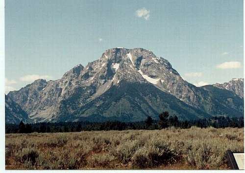Mt. Moran from the east....