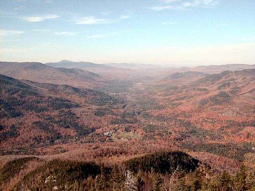 View of the Keene Valley on a...