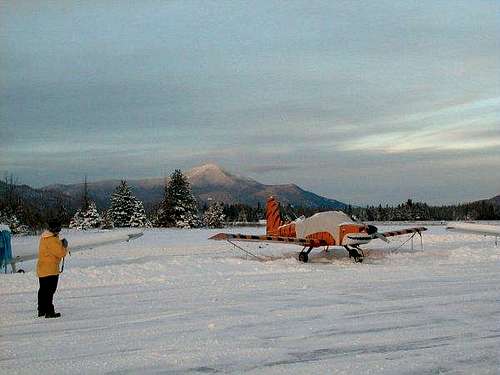 Wintry view of Whiteface from...