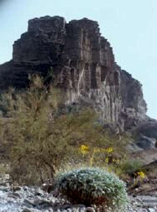 Picacho Peak from northeast....