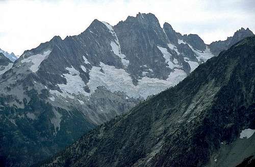 Mt. Goode's NE face with...