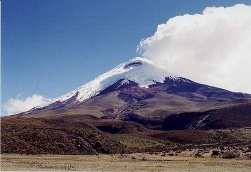 Mt. Cotopaxi on the way back...