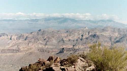 The Goldfield Mountains with...