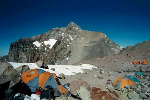 Camp 2 at 17,800 ft on...