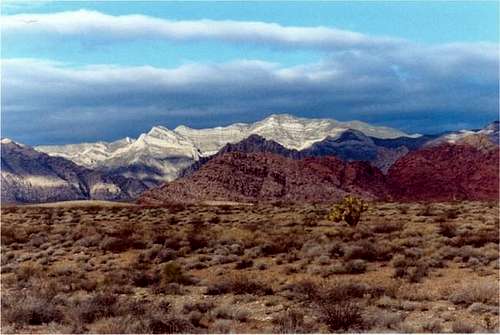 View across Calico Basin on...