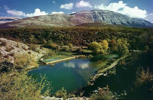 Source of Cetina river after...