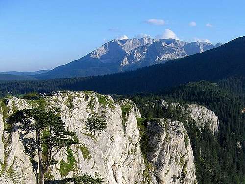 Durmitor massif from Tara Canyon