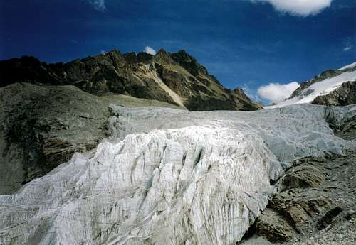 Huayna glacier