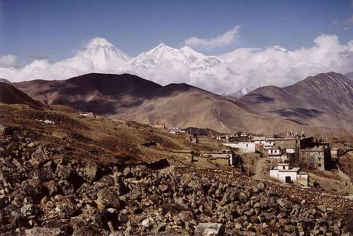 Dhaulagiri as viewed from Muktinath