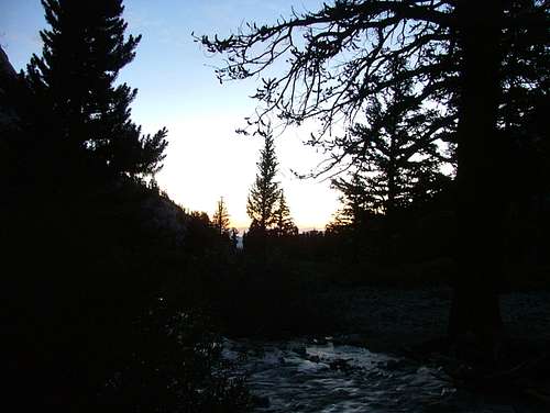 First Light Along the Whitney Trail