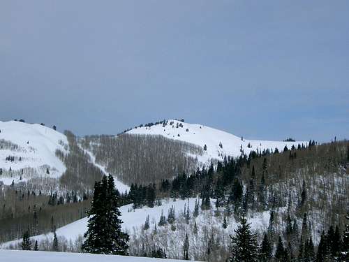 Murdock Peak in winter