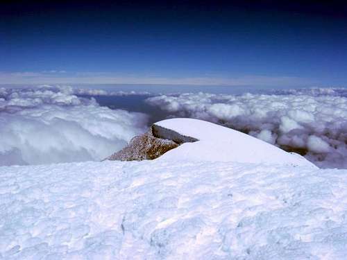 Cayambe summit plateau, 10...