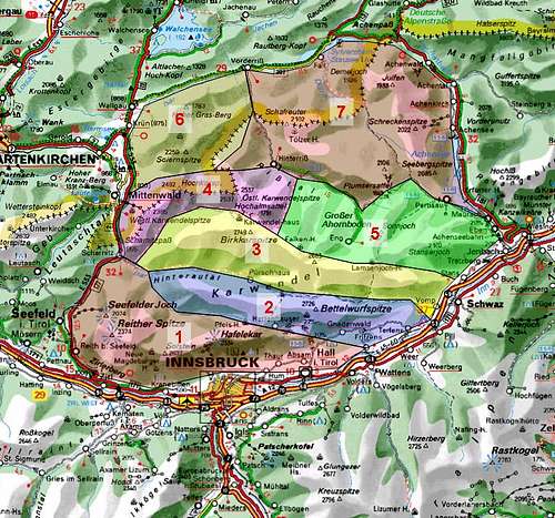 Karwendel Map