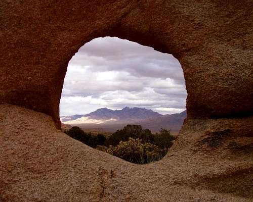 Window in the Granite Mountains