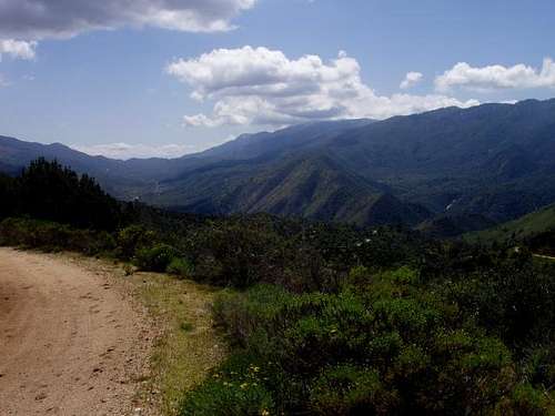 View from Caliente-Bodfish Road