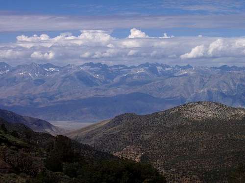 View of the Sierra Crest