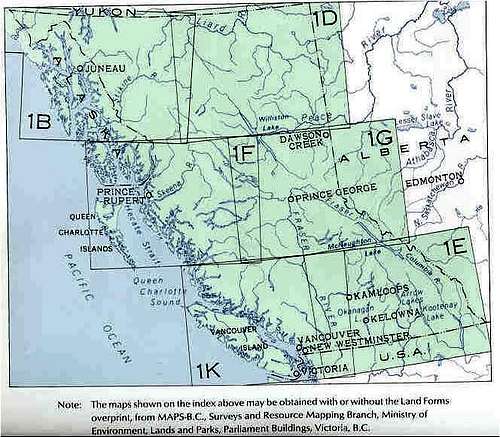 Overview Maps Alaska, BC, YT
