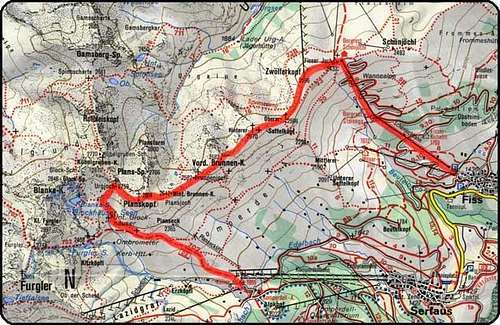 Planskopf-route