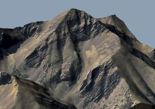 Diamond Peak 3D Model