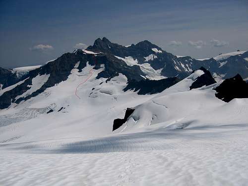 west face of Mt Olympus