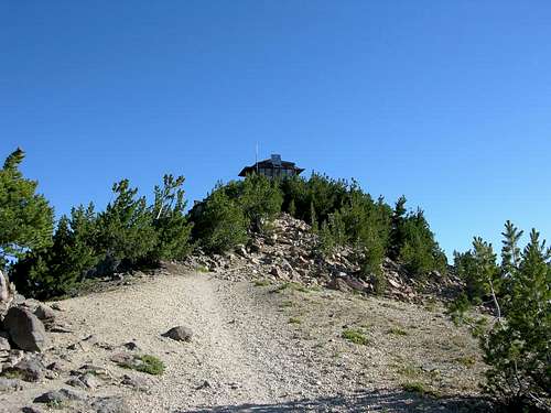 Lookout tower on Mount Scott